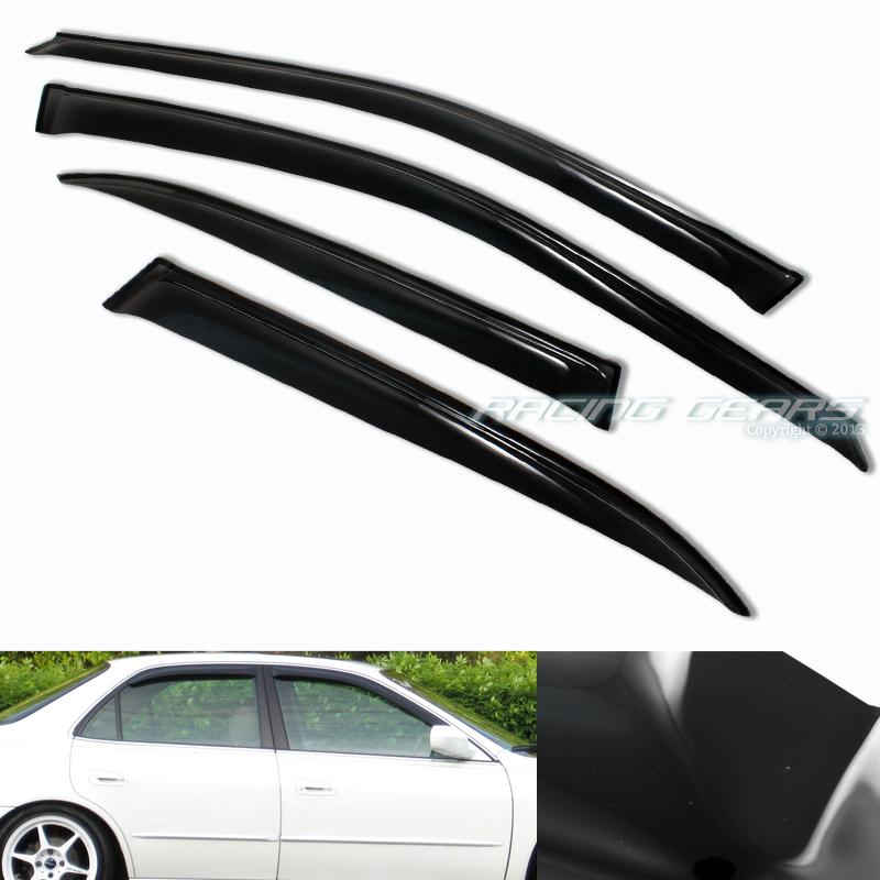 1998-2002 honda accord sedan 4 dr shield guard sun rain shade door window visor