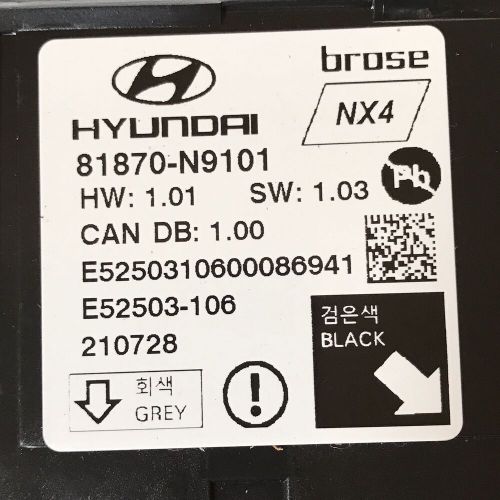 Hyundai tucson 81870-n9101 module assembly power t gate control for 2022-2023