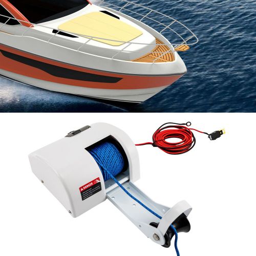 45lbs saltwater boat electric anchor winch marine free fall w/ wireless remote