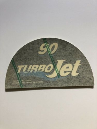 Omc turbojet decal  90hp jet drive 340724