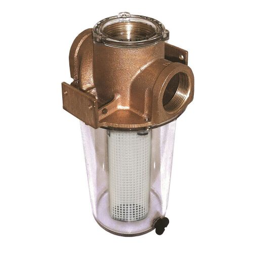 Groco arg-750 series 3/4&#034; raw water strainer w/non-metallic plastic basket