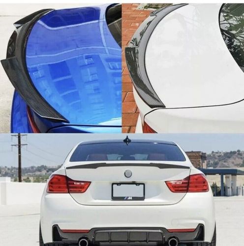 Rear trunk spoiler for bmw 3 series e90 m4 sedan 325xi 328i carbon fiber style