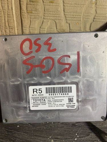 2015 lexus gs350 86741-53045 transceiver telematics computer module oem