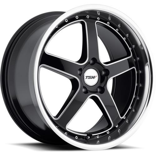 17x8 black tsw carthage wheels 5x4.5 +40 daewoo leganza mazda cx-7 rx-8