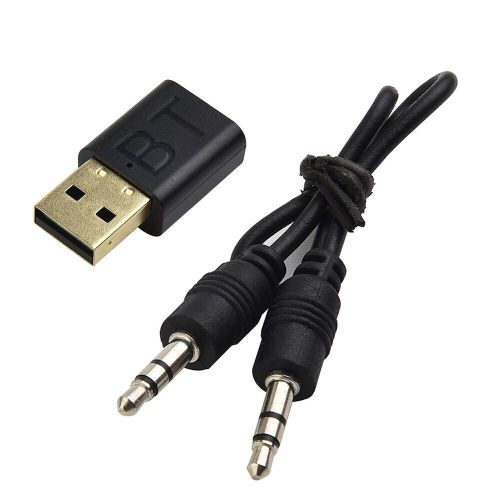 Aux adapter 5.0 audio transmitter receiver car tv pc speaker