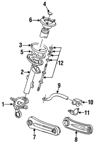 Genuine ford spring 5f1z-5560-d