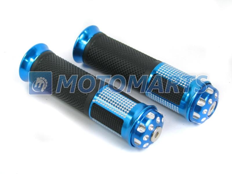 22mm blue handlebar hand grips for cb 400 600 900 cb1000r 1300 cbf cbx hornet