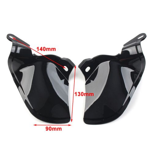 Reflective saddle shield air heat repellent for harley softail 18-20 black-