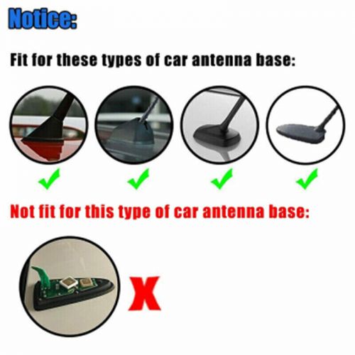 Cc fin roof car antenna carbon fiber shark radio fm/am antena cover accessories