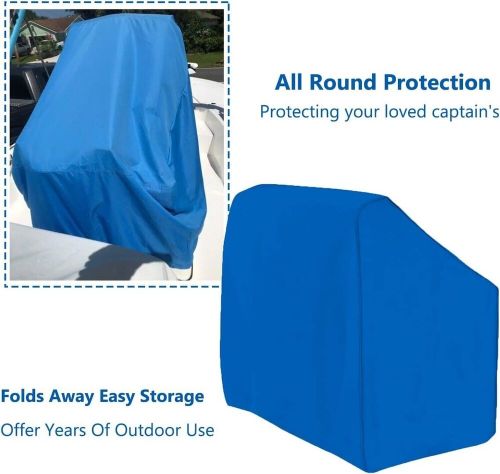 Heavy duty boat center console cover, 600d waterproof rainproof upgraded mari...