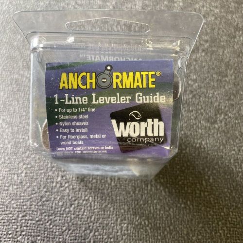 Worth anchormate swivel pulley for up to 1/4&#034; anchor line