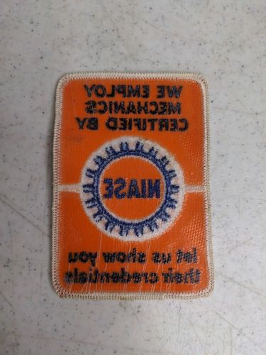 Vintage niase certified auto technician credentials patch