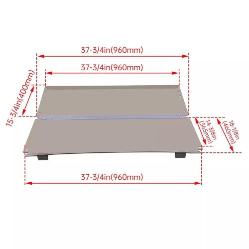 For club car precedent 2004-up golf cart fold down acryl windshield - tinted