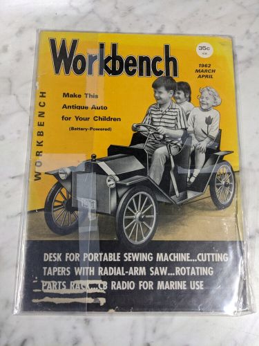 Workbench vintage 1962 magazine woodworking instructions project manual