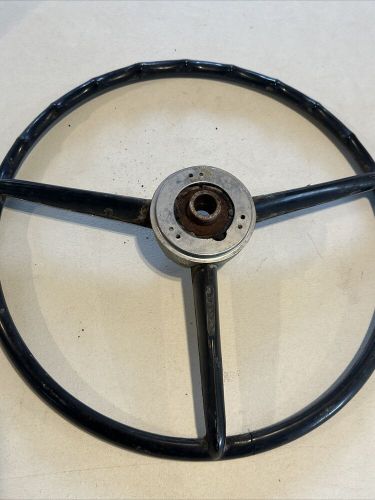 1950s chris craft, wood boat steering wheel.