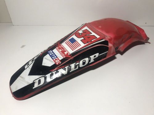 04 honda cr 125 250 cr125 cr250 rear fender plastic fairing guard 04-07