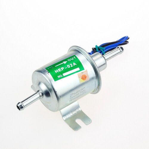 In-line low pressure gas diesel hep-02a 4-7psi 12v universal electric fuel pump