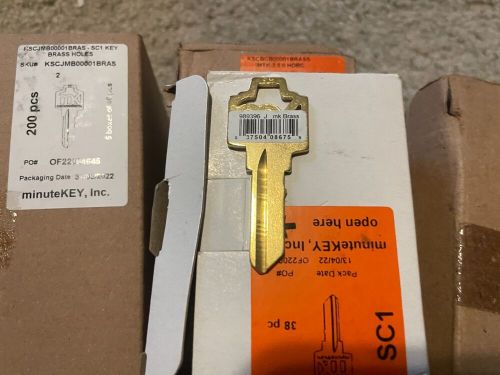 Lot of 180 minute key sc1 locksmith key blank blanks