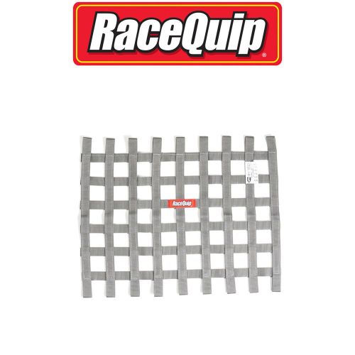 Racequip 725065 ribbon window net sfi platinum 18 h x 24 w