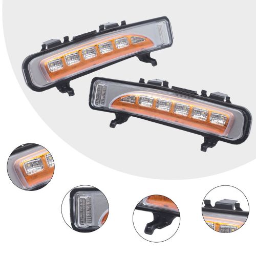 Pair for ford edge 2011 2012 2013 2014 led front bumper fog light left+right