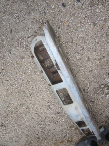 77 starfire sx front bumper aluminum w/ mounts oem