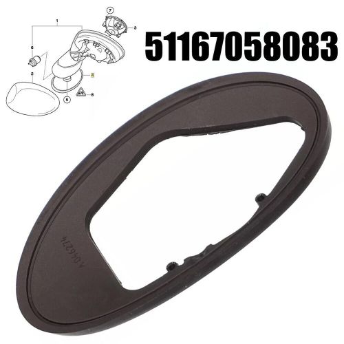 Premium black abs left side view mirror seal for bmw for mini r50 r52 r53