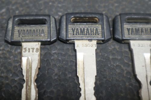 Yamaha key lot 5 count e64023 a59521 b33214 4506 3178