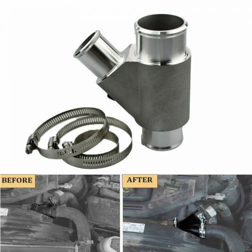 For 2013-20 dodge ram 6.7l cummins silver weldless dual radiator coolant y-pipe