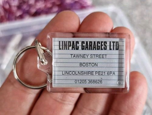 Vintage toyota main dealer keyring - linpac garages ltd - boston lincolnshire