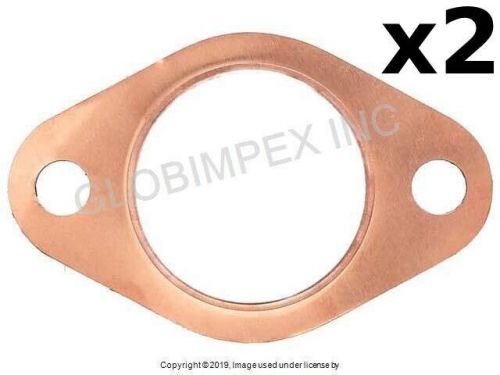 Porsche (1965-1977) muffler gasket (2 pcs) oem elring klinger + 1 year warranty