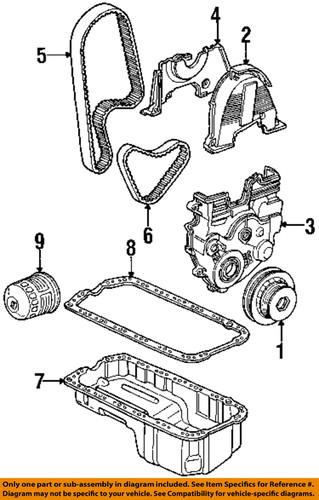 Honda oem 11810p0aa00 engine timing cover-timing cover