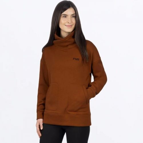 Fxr racing ember womens pullover sweaters md brown