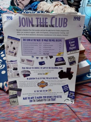 Standard Plus Club Advertisement 1998 & Engine Management Tech Tips Lib Ed 1, US $26.99, image 20