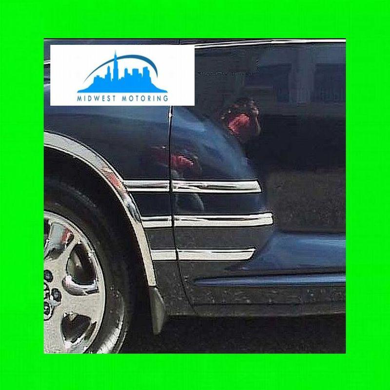 2000-2011 chrysler pt cruiser 1940s 40s precut chrome fender trim set 12pc wrnty