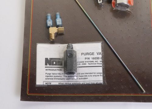 For purging nitrous oxide system 16030 nos 4an line nitrous purge valve kit