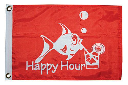 Taylor made 5418 happy hour, 12&#034; x 18&#034;,red