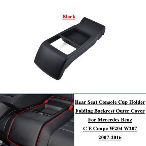 Rear seat center armrest cup holder cover panel fit benz c e coupe w204 w207