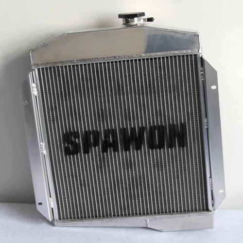 Spawon 6167 aluminum radiator for international scout 1961-1971 3.2l l4 4 row mt