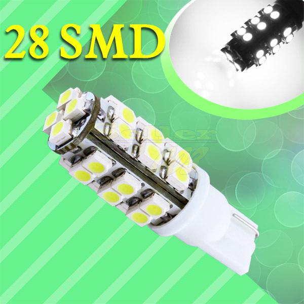 T10 28 smd license plate pure white 194 w5w 28 led interior car light bulb lamp