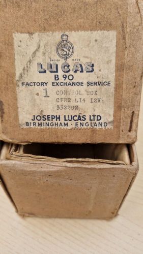 Lucas cfr 2 cut out for 12 volt 3 brush dynamo applications unused n.o.s