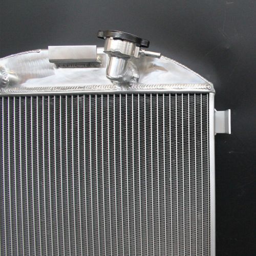 3row radiator fit ford low-boy grill shells chevy engine 1932 3.3l aluminum at