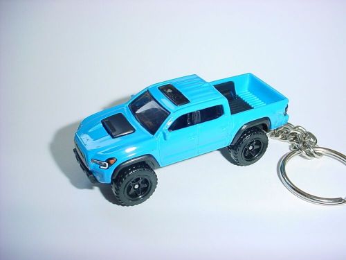 Hot 3d blue toyota tacoma custom keychain keyring key bling 4x4 truck suv fun