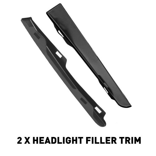 Front bumper headlight filler trim panel set lh &amp; rh for toyota tacoma 4wd 95-97