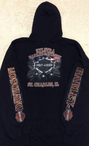 Harley davidson hoodie *large* zylstra!! @look@