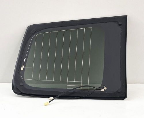 Fit 2008-2010 toyota highlander driver left side quarter window glass w/antenna