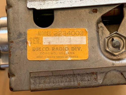 Rare 1960-1963 gmc truck radio 1961 1962 pickup 60-63 c10 delco am knobs