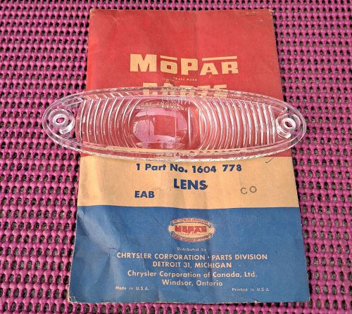 1955 chrysler new yorker newport 300 st regis nos mopar right park lamp lens