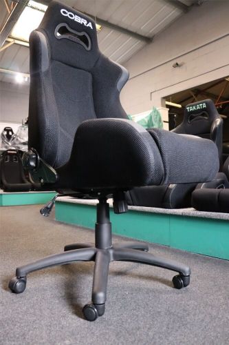 Cobra daytona reclining adjustable racing office chair with black base