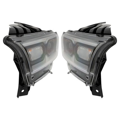 Headlights driver &amp; passenger side headlamps for dodge durango 2021 2022 2023