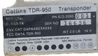 Collins tdr-950 transponder yellow tagged